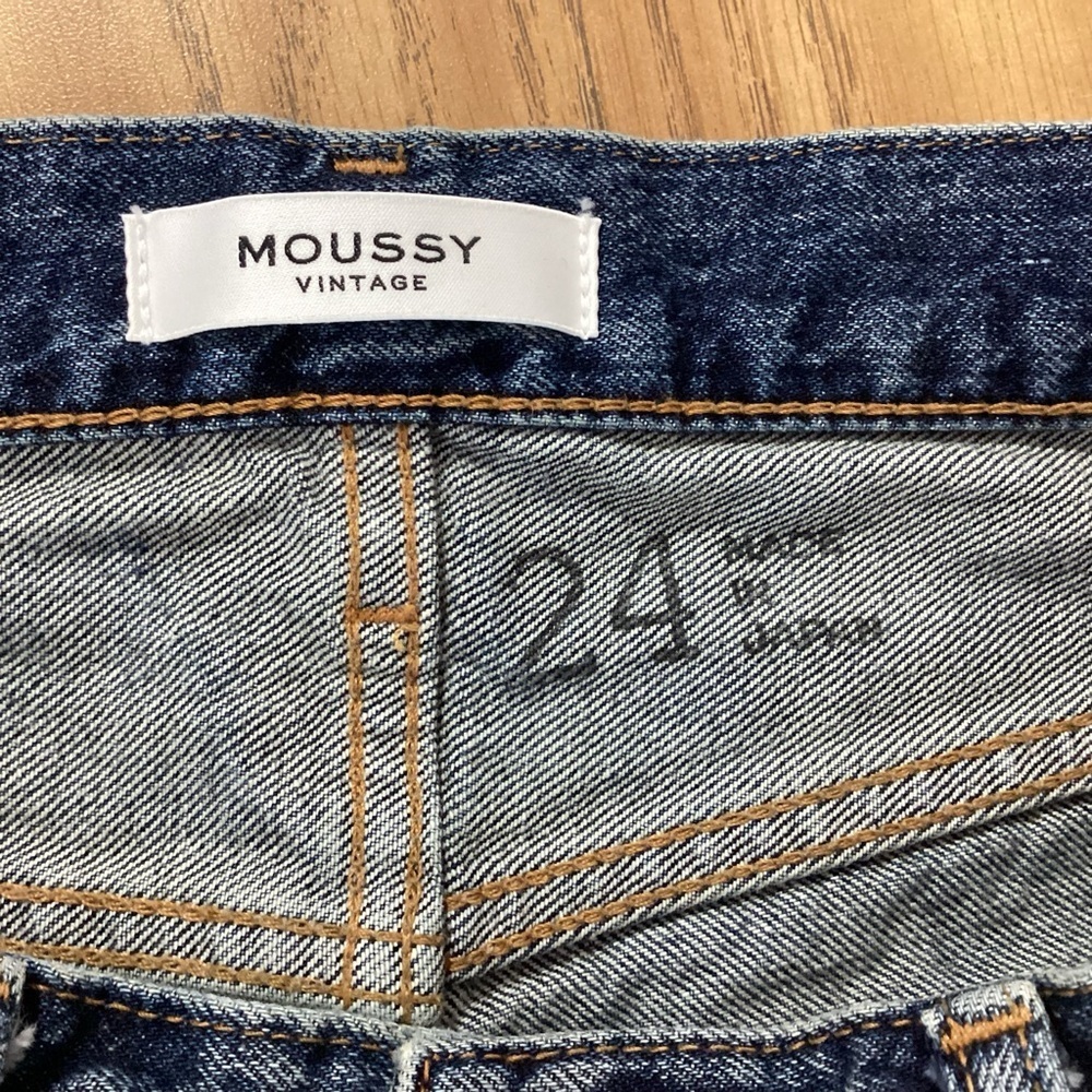 Moussy Vintage Jessamine Boys Straight Jeans Size 24 - Picture 11 of 14